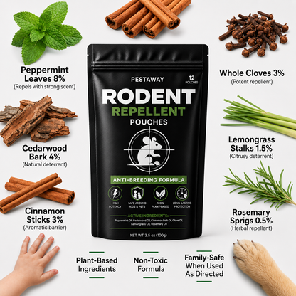 PestAway Rodent Repellent Pouches